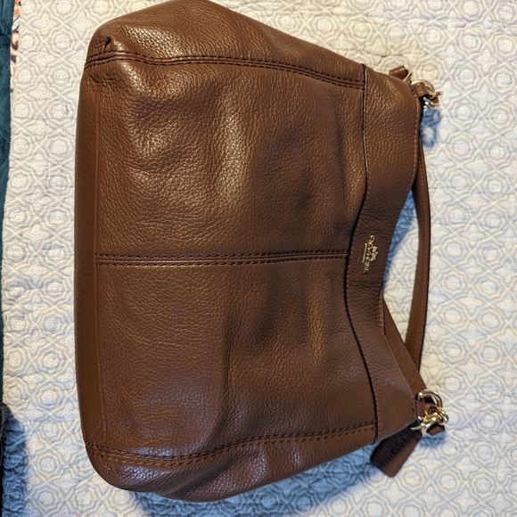 Coach Pebbled Leather Lexy Hobo Shoulder Bag - Picture 5 of 7